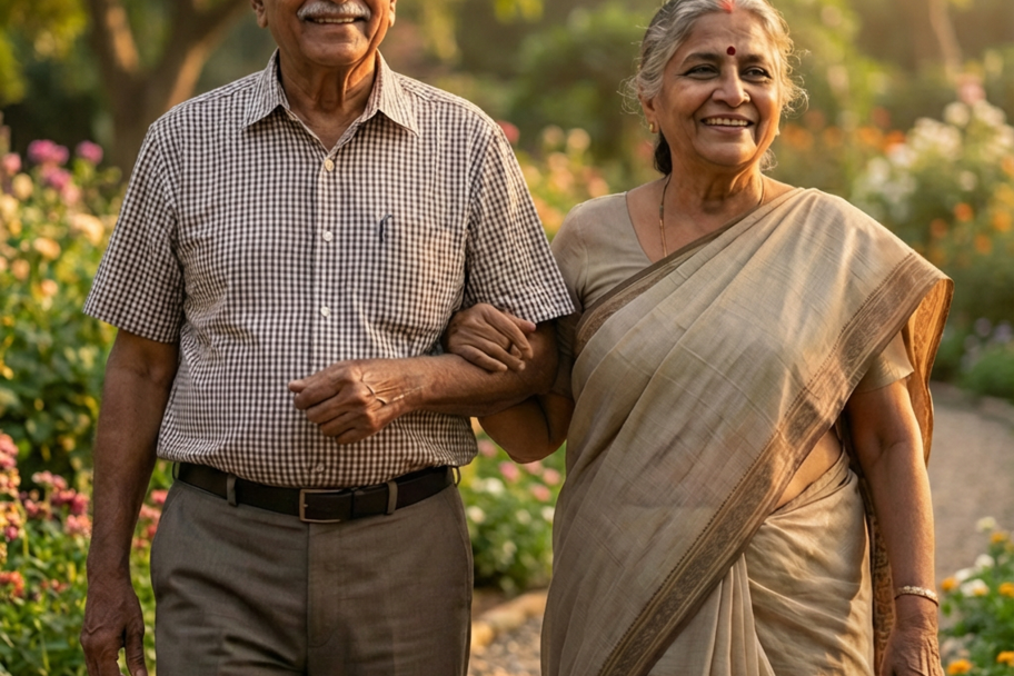 Family enjoying clear vision