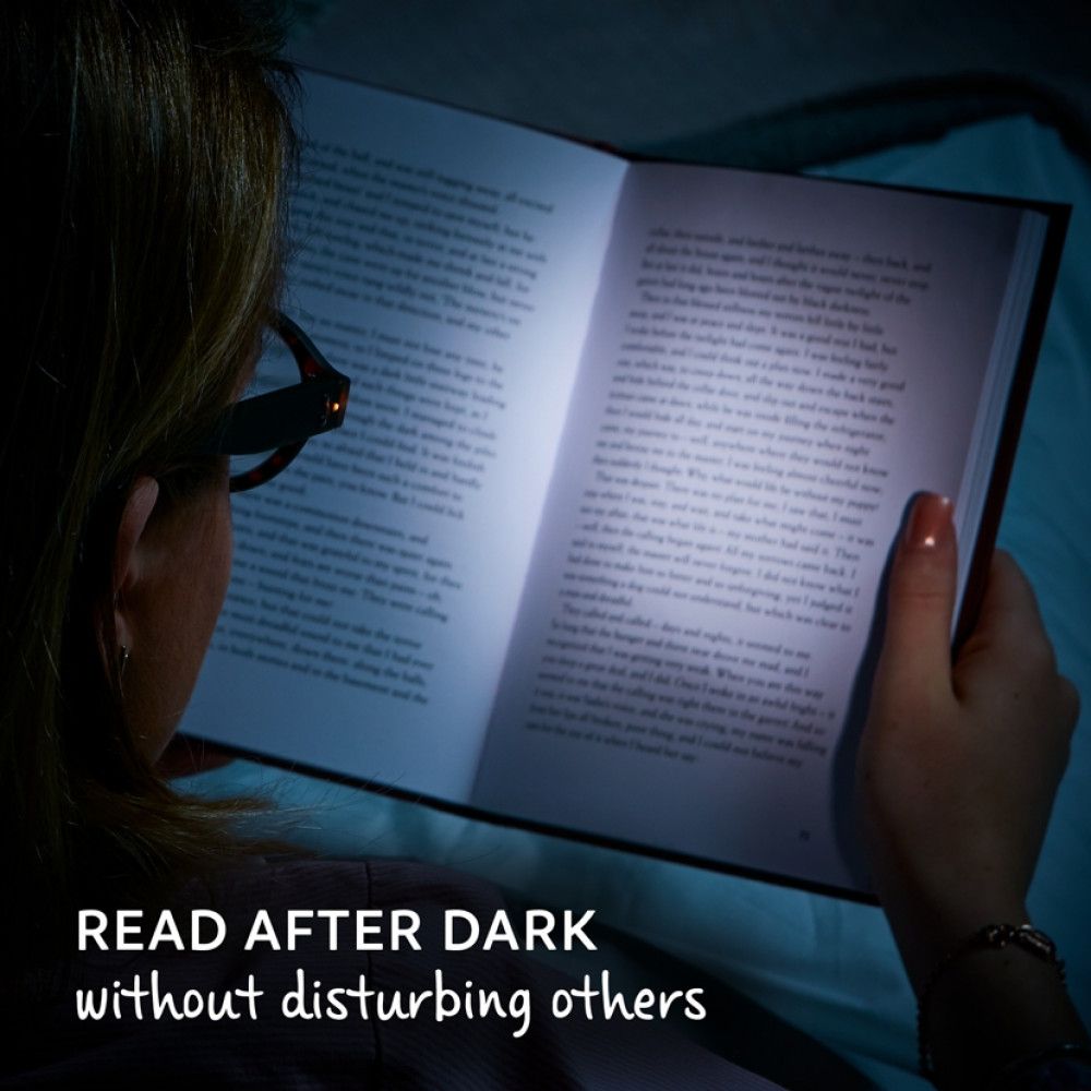 Difficulty reading in dim light