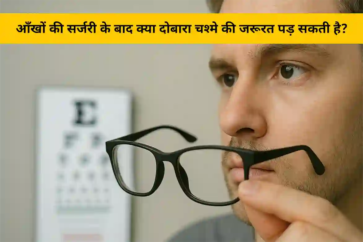 आँखों की सर्जरी के बाद क्या दोबारा चश्मे की जरूरत पड़ सकती है