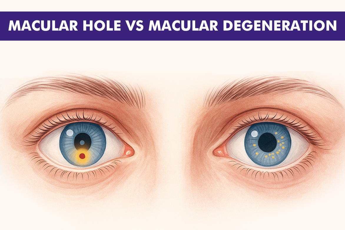 Macular Hole vs Macular Degeneration